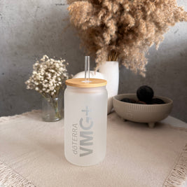 Стъклен буркан за напитки VMG+ – doTERRA (300 мл)