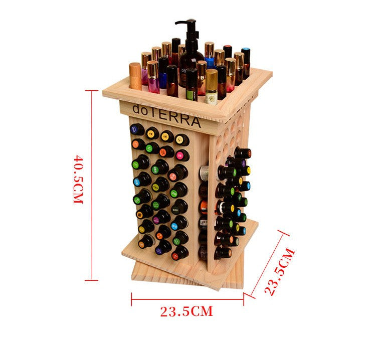 Въртяща се стойка за етерични масла - 125 отделения doTERRA