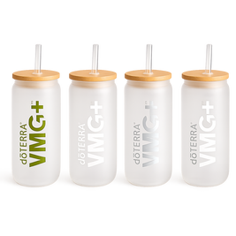 Стъклен буркан за напитки VMG+ – doTERRA (300 мл)