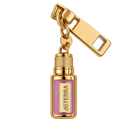 Черен несесер dōTERRA с позлатен цип