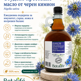 Масло от черен кимион Botalife - опаковка