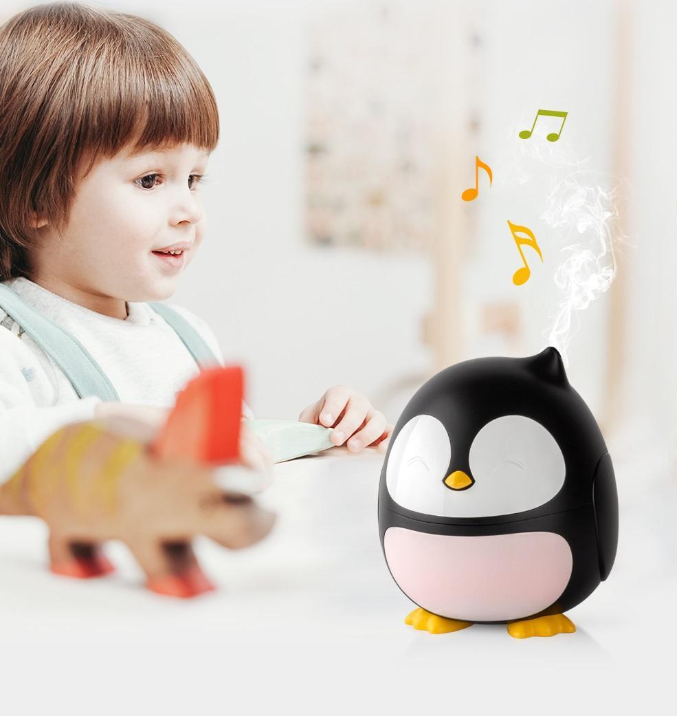 Музикална арома лампа Happy Penguin